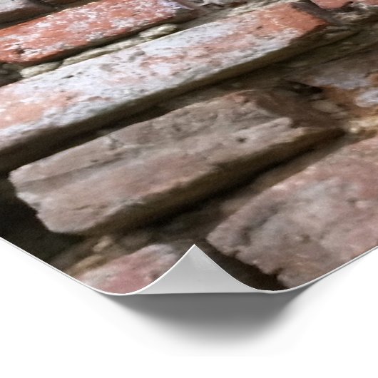 要塞の壁の窓 ポスター (角)