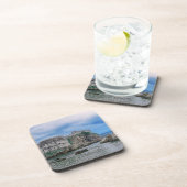 要塞の壁、岩の多い海岸、クロアチアの海 コースター (右側)