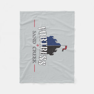 要塞の砂の入り江毛布 フリースブランケット