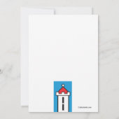 要塞バースデーパーティー招待状 招待状 (裏面)