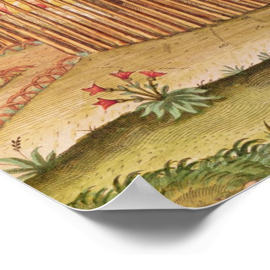 要塞化されたインディアンビレッジ、'Brevisから ポスター (角)