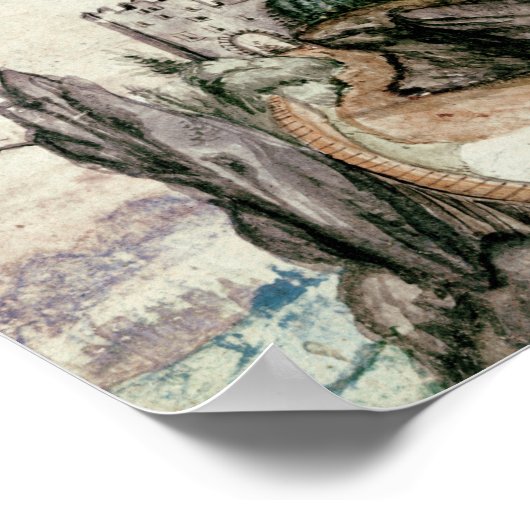 要塞化された城 ポスター (角)