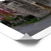 要塞化された村の表示（写真） ポスター (角)