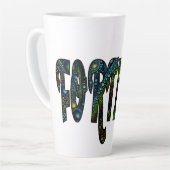 要塞化！ カフェラテマグ (左アングル)