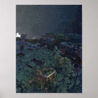 要塞3Dフラクタル ポスター