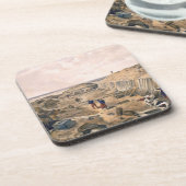 要塞du Matの「座席からのプレートの溝 コースター (左側)