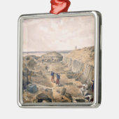 要塞du Matの「座席からのプレートの溝 メタルオーナメント (左)