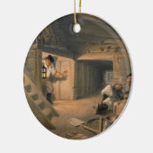 要塞du Matの「座席oからのプレートの鉱山 セラミックオーナメント (左)