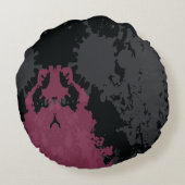 要旨：カラフルスプラッシュの融合 ラウンドクッション (裏面)