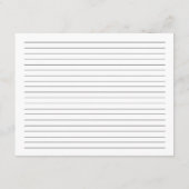 要求する前に青いレシピ エンクロージャーカード (裏面)