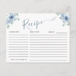 要求する前に青いレシピ エンクロージャーカード