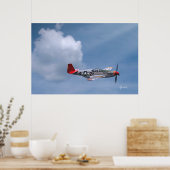 要求による赤い尾 ポスター (キッチン)