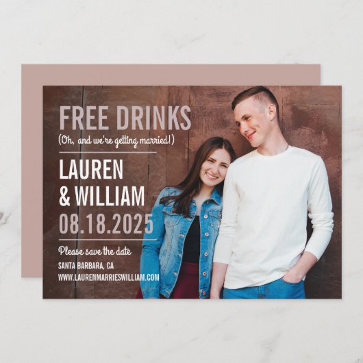 要求はっきりした編集可能カラー日付カードの保存 サンキューカード (正面/裏面)