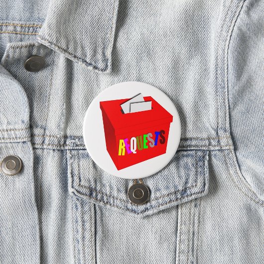 要求ボックスボタン 缶バッジ