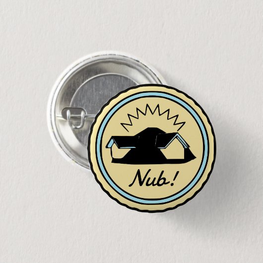 要点! ボタン 缶バッジ (正面&裏面)