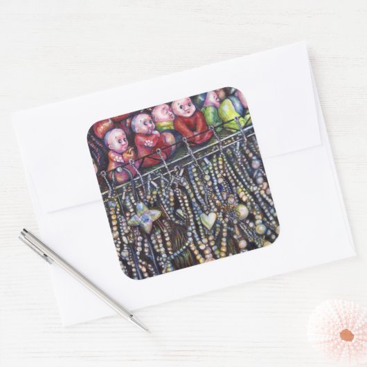 要約する スクエアシール (封筒)