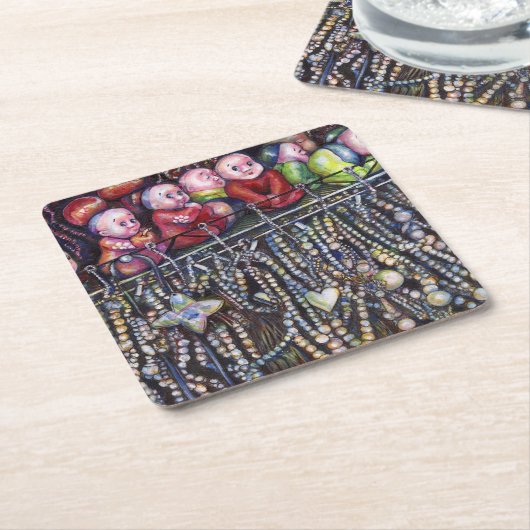 要約する スクエアペーパーコースター (アングル)