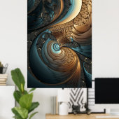 要約の催眠的なサイケデリック旅 ポスター (ホームオフィス)