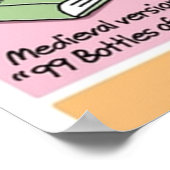 要約クラシック複合 ポスター (角)