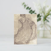 要約クリムト、Gustav Studie f?r das Gem?lde Bildn ポストカード (スタンド正面)