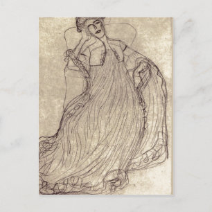 要約クリムト、Gustav Studie f?r das Gem?lde Bildn ポストカード