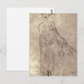 要約クリムト、Gustav Studie f?r das Gem?lde Bildn ポストカード (正面/裏面)