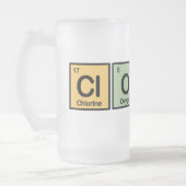 要素から成っているピエロ フロストグラスビールジョッキ (左)