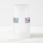 要素から成っている先生 フロストグラスビールジョッキ (中央)