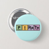 要素から成っている海賊 缶バッジ (正面&裏面)