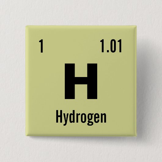 要素のあなた自身の周期表を作成して下さい 缶バッジ (正面)