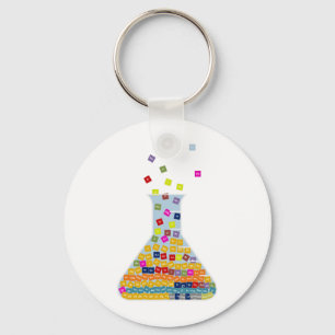 要素のビーカーKeychain キーホルダー