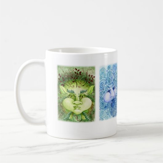 要素のマグ コーヒーマグカップ (左)