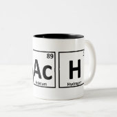 要素の周期表はマグを教えます ツートーンマグカップ (正面右)
