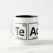 要素の周期表はマグを教えます ツートーンマグカップ (正面左)