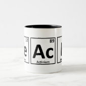 要素の周期表はマグを教えます ツートーンマグカップ (中央)