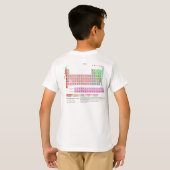 要素の周期表は色を支持します Tシャツ (裏面フル)
