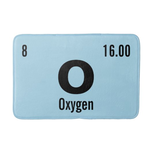 要素の周期表テンプレート バスマット (正面)