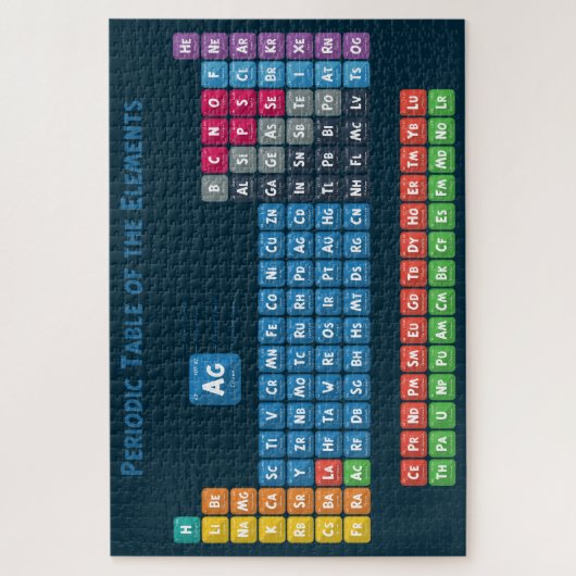 要素の周期表2 ジグソーパズル (縦)