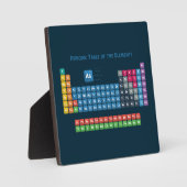 要素の周期表2 フォトプラーク (正面)