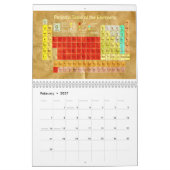 要素の周期表 カレンダー (2月 2027)