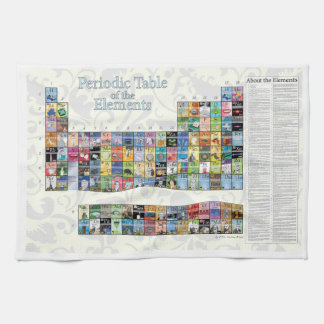 要素の周期表 キッチンタオル