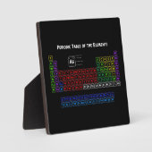 要素の周期表 フォトプラーク (正面)