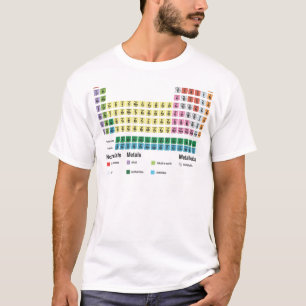要素の周期表 Tシャツ
