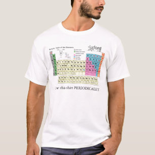 要素の周期表 Tシャツ