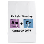 要素の定期結婚表 ミディアムペーパーバッグ (裏面)