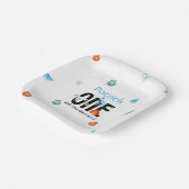 要素の最初の誕生日 ペーパープレート (傾斜あり)