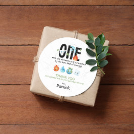 要素の最初の誕生日 ラウンドシール