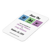 要素の期間表日付の保存日付 マグネット (左側)