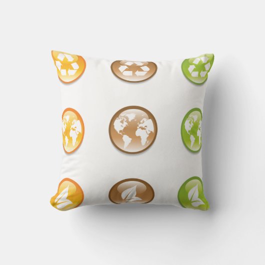 要素の装飾用クッションのリサイクル クッション (正面)