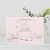 要素エレガント宗教大事な行事招待状 招待状 (スタンド正面)